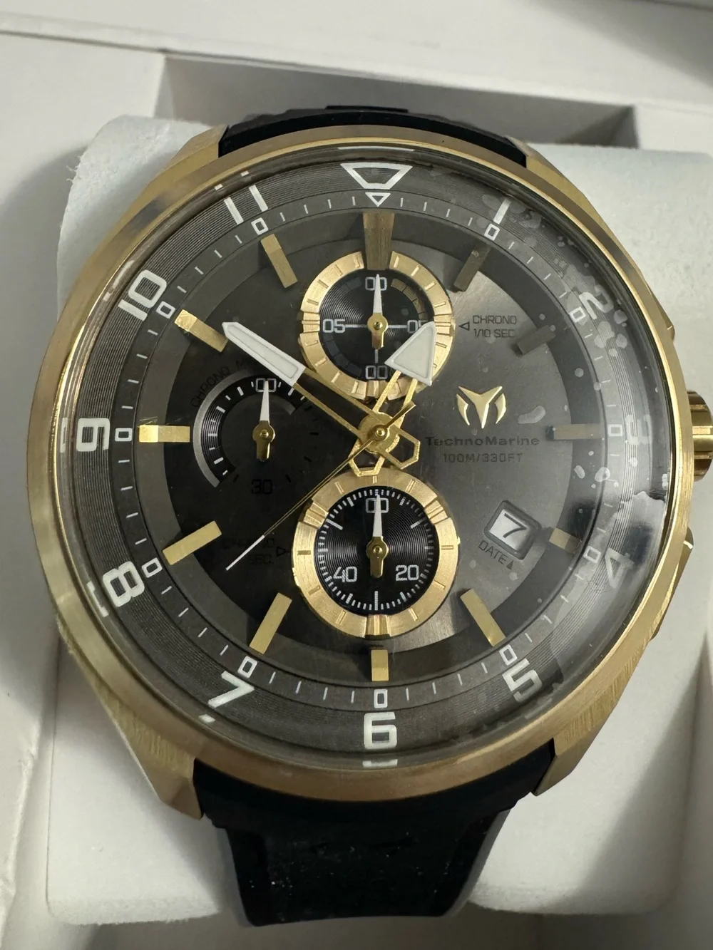 TechnoMarine Ocean Quantum Sport Men's Watch 44mm. Grey, Black (TM-318125)